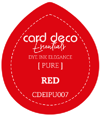 Dye Ink red fade resistant card deco essentials