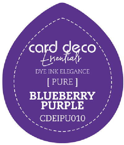 Dye Ink blueberry purple fade resistant card deco essentials