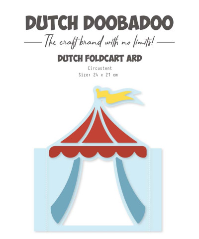 Dutch DooBaDoo Foldcard art Circustent