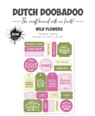 DDBD Stansvel wild flowers teksten