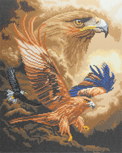 Crystal Art kit eagle sky 40x50cm full