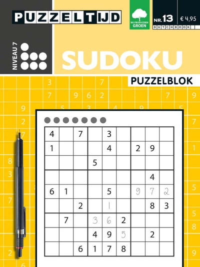 Puzzelblok Sudoku 7 punt nr 13