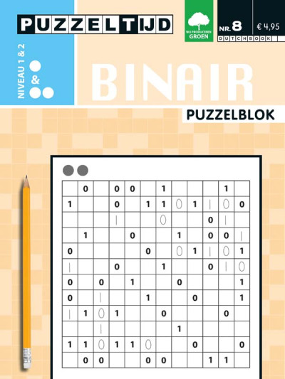 Puzzelblok Binair 1-2 punt nr 8