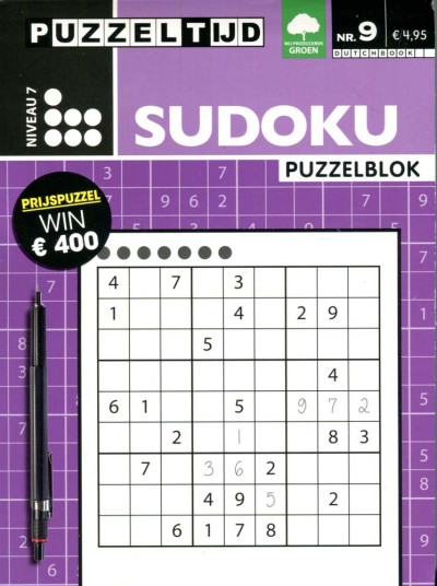 Puzzelblok sudoku 7 stippen nr9