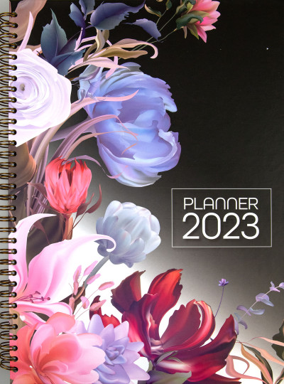 Agenda 2023 Ringband A4 Flowers