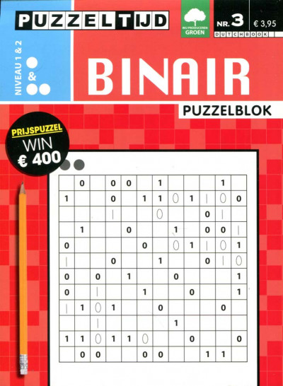 Puzzelblok Binair 1-2 punt nr3