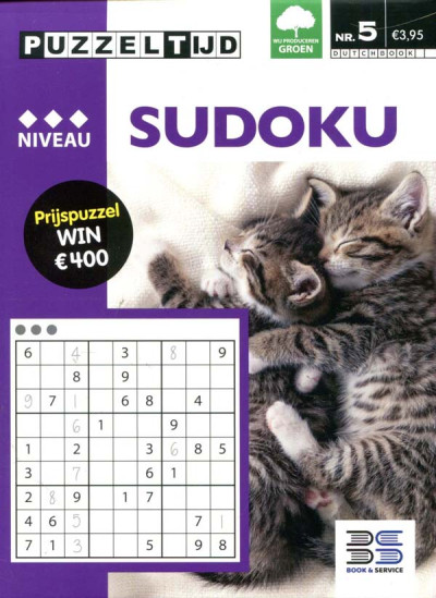 Puzzelblok Sudoku 3 punt nr5