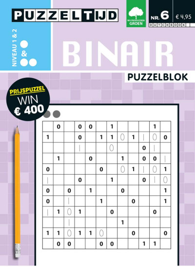 Puzzelblok Binair 1-2 punt nr6