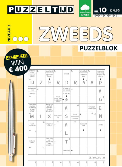 Puzzelblok Zweeds 3 stippen nr10