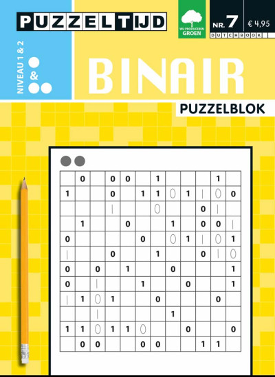 Puzzelblok binair 1-2 punt nr7