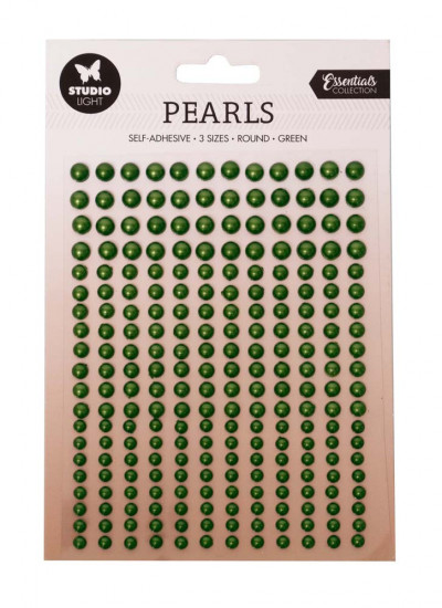 SL-ES-PEARL18 Studio Light pearls Dark green