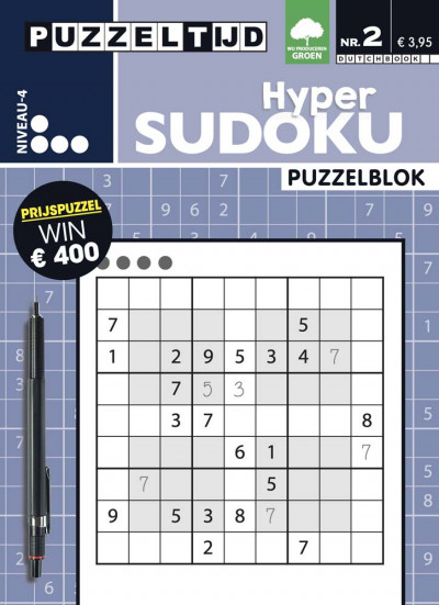 Puzzelblok Hyper sudoku 4 punt nr 2