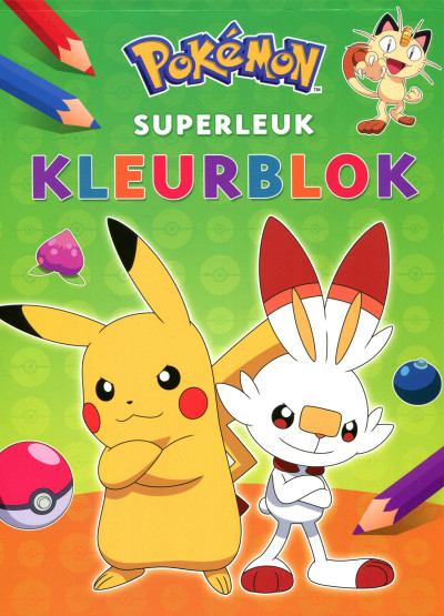Pokémon superleuk kleurblok