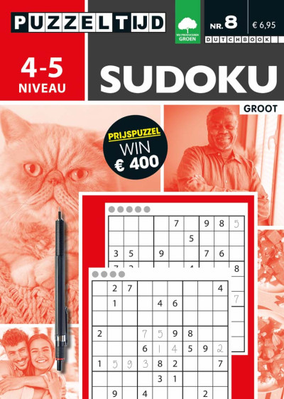 Puzzelboek Groot Sudoku 4-5 punt nr8