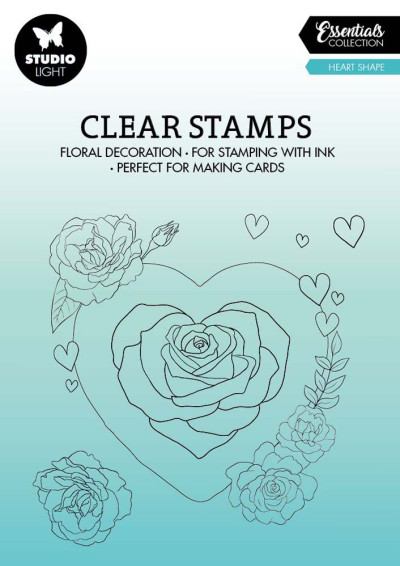 Studio Light Clear Stamp Heart