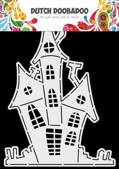 Dutch DooBaDoo Card Art Hounted House A5