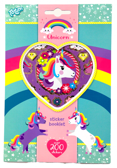 Unicorn stickers 4 vellen