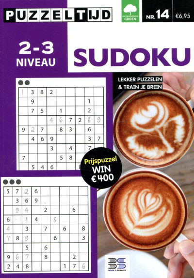 Puzzelboek groot sudoku 2-3 punt nr14