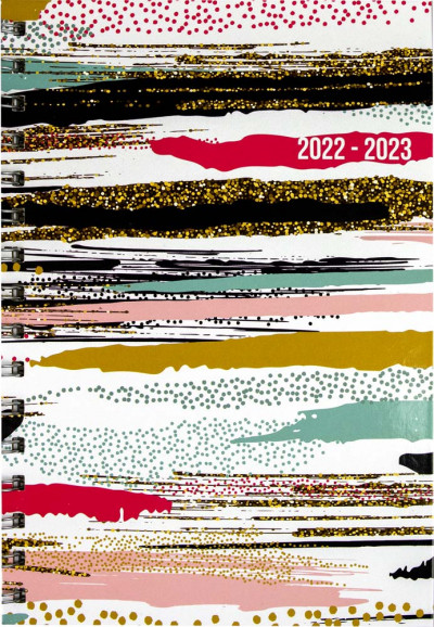 Schoolagenda Ringband 'Stripes' 2022-2023