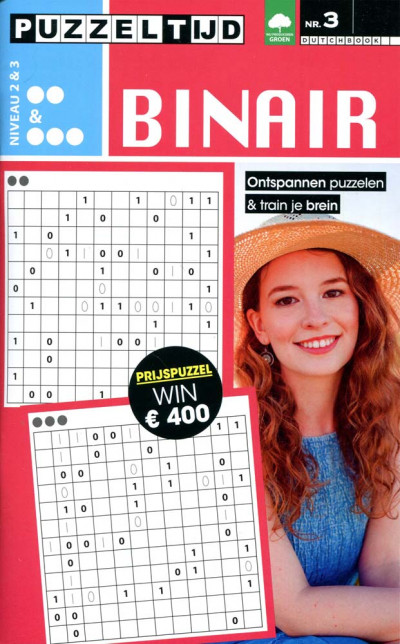 Puzzelboek Binair 2-3stippen nr3