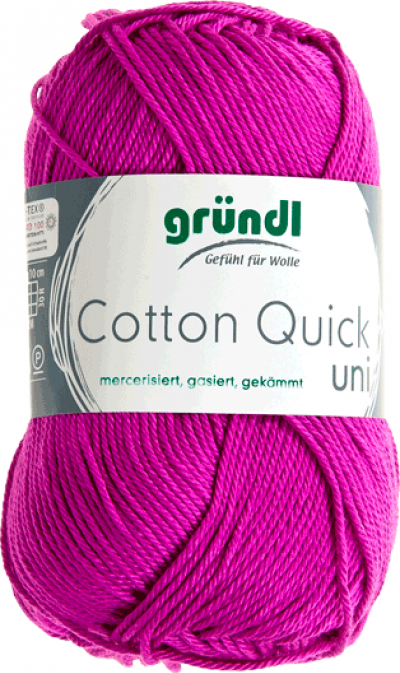 Cotton Quick Uni 108 Fuchsia 50 gram