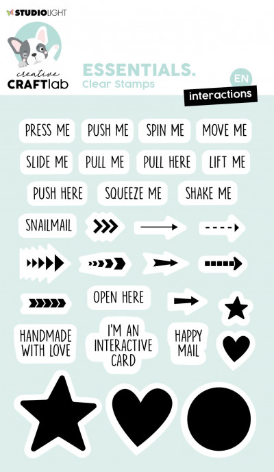 Creative Craftlab Clear Stamps Tekst Interactions For Slider