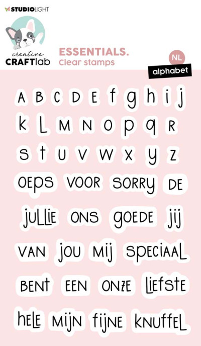 Creative Craftlab Clear Stamp Alfabet Nederlands
