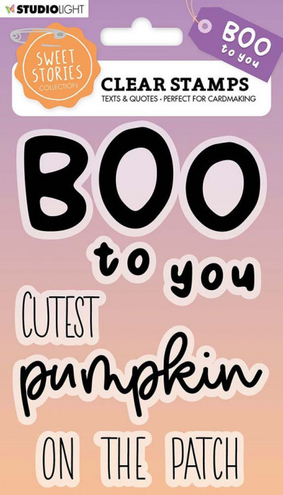 Clear Stamp Quotes Large Boo to You