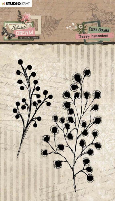 Studio Light Natures Dream Clear Stamp Berry Branches
