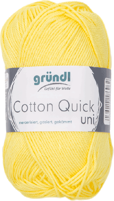 Cotton Quick Uni 131 Geel 50gr