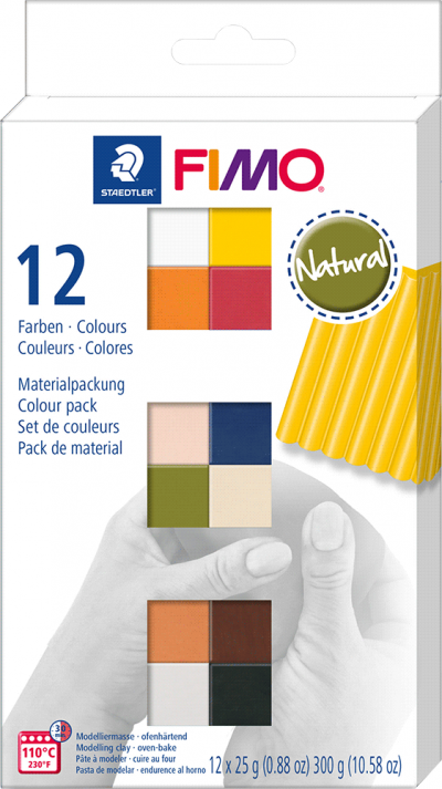 Staedtler fimo soft set colour pack 12 naturel kleuren
