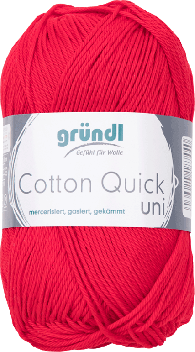 Cotton Quick Uni 147 Rood 50gr