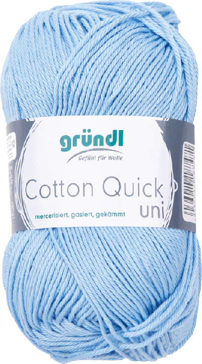 Cotton Quick Uni 148 Hemels Blauw 50gr