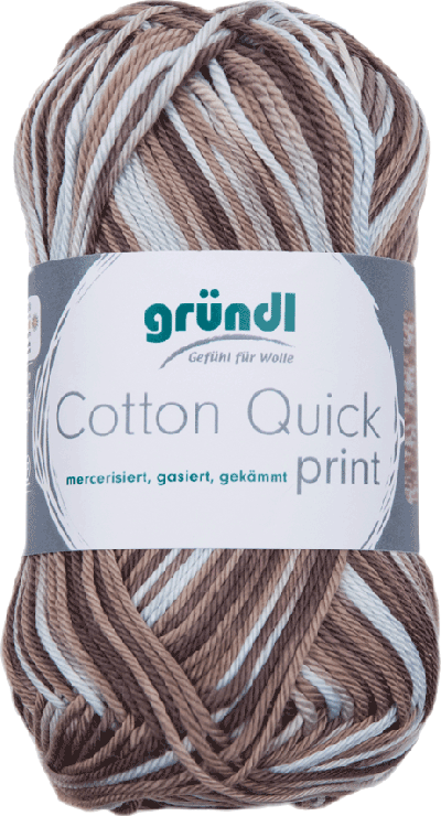 Cotton Quick Print 196 Bruin Multicolor 50gr