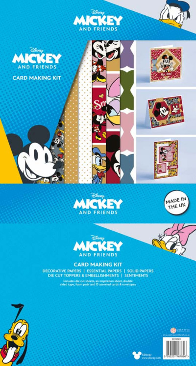 Card Making kit 15 cards Mickey-Minnie