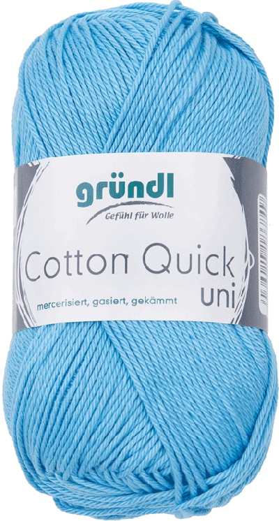 Cotton Quick Uni 127 Licht Blauw 50gr