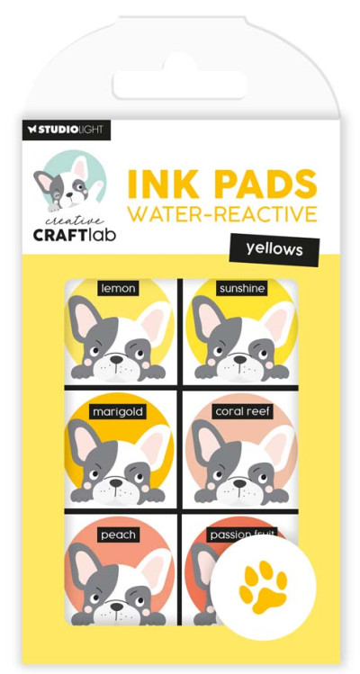Creative Craftlab ink pads water-reactive ink pads Yellows