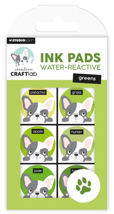 Creative Craftlab ink pads water-reactive ink pads Greens