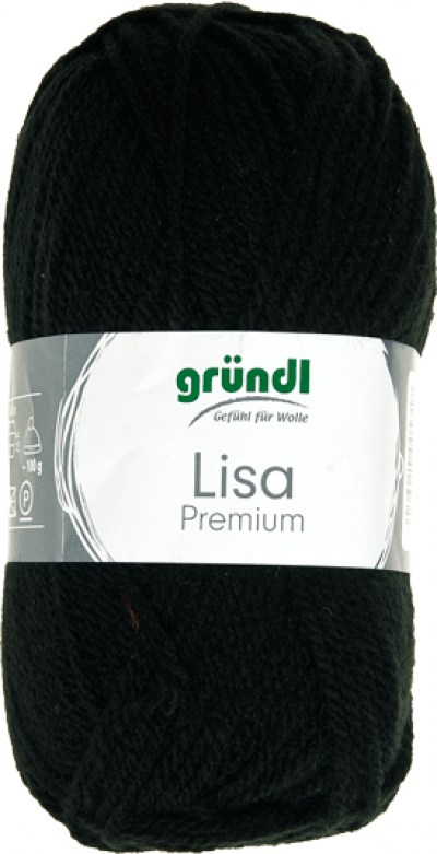 Lisa premium 26 zwart 50 gram