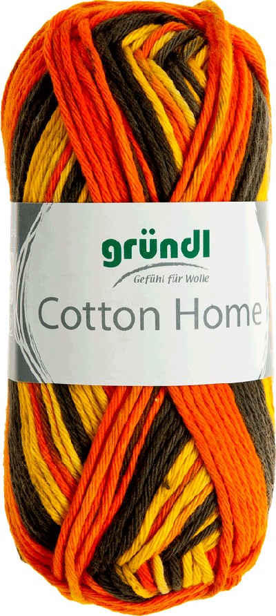 Cotton home 03 oranje bruin 50gr