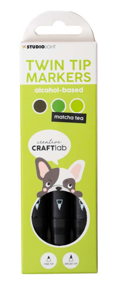 Creative Craftlab Alcohol markers Matcha Tea