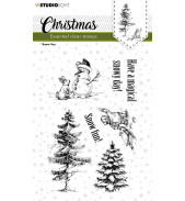 Studio Light Clear stamps A6 Snow fun Christmas essentials 2 nr. 245