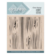 Card Deco Clear Stamp Wood 129