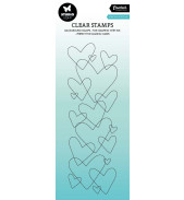Clear Stamp Heart Background