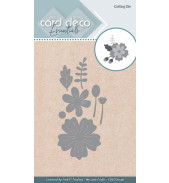 Card deco essentials Snijmal Structure Flower