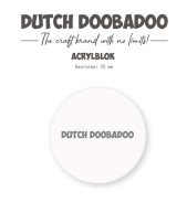 Dutch DooBaDoo ATC acrylic stempel circkel 70mm
