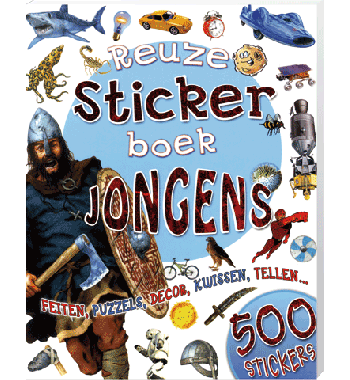 Reuze Stickerboek Jongens