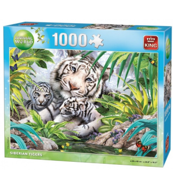 Legpuzzel Siberian Tigers 1000 stukjes