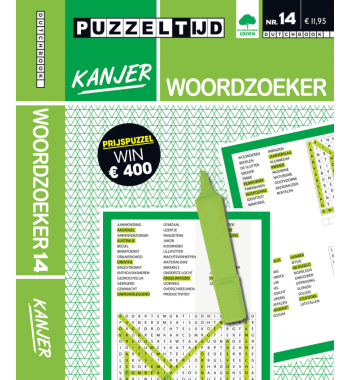 Puzzelboek kanjer woordzoeker nr 014
