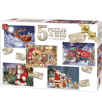 Legpuzzel Christmas Collection 5in1